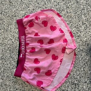 Women's Pink Chicknlegs Running Shorts